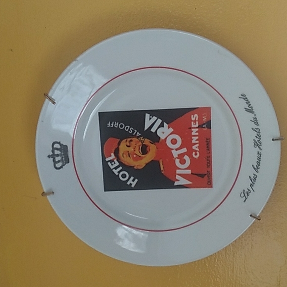 π SIROP DE CITRON or APRICOT PLATE Rosanna Retired 8β POP ART FUNKY DECOR - Picture 5 of 16